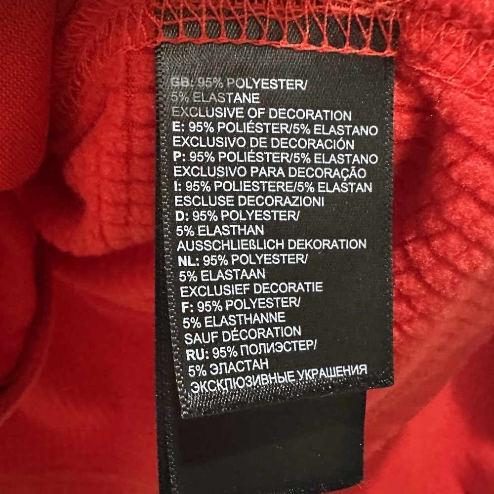 Men's‎ The North Face Red Lightweight Hooded Sweatshirt Size Medium - Picture 4 of 7